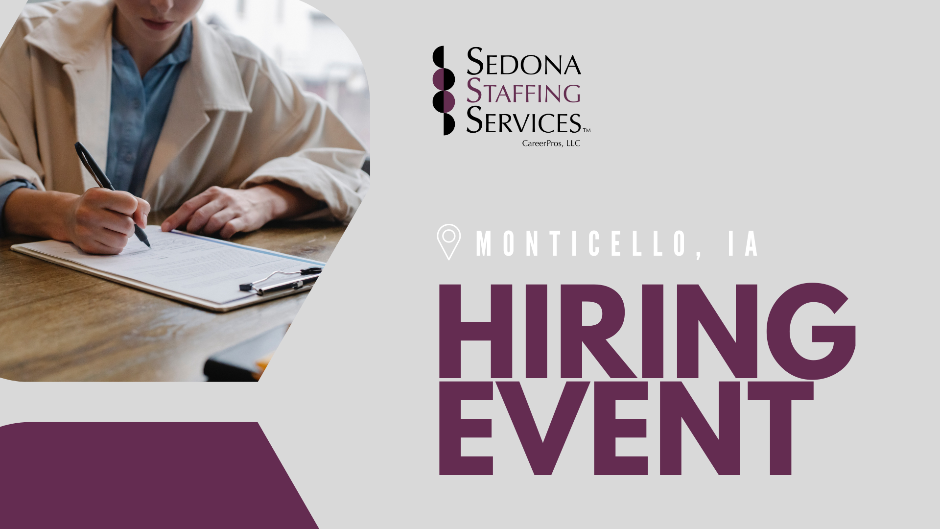 Monti Hiring Event